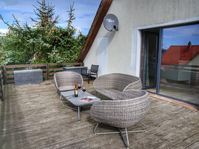 Unterkunft in Monkebude mit Eigenem Garten