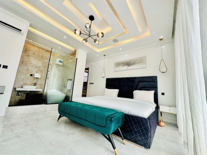 Luxury Double room with balcony and with pool view