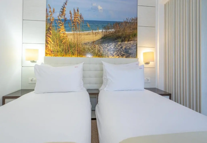 Standard Twin room with city view