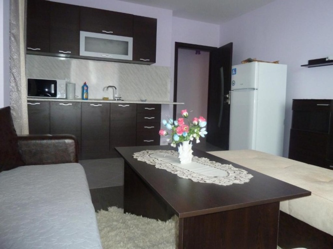Apartment with balcony and with garden view