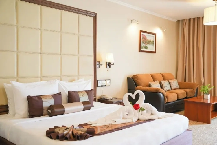 Deluxe Double room with balcony and with sea view