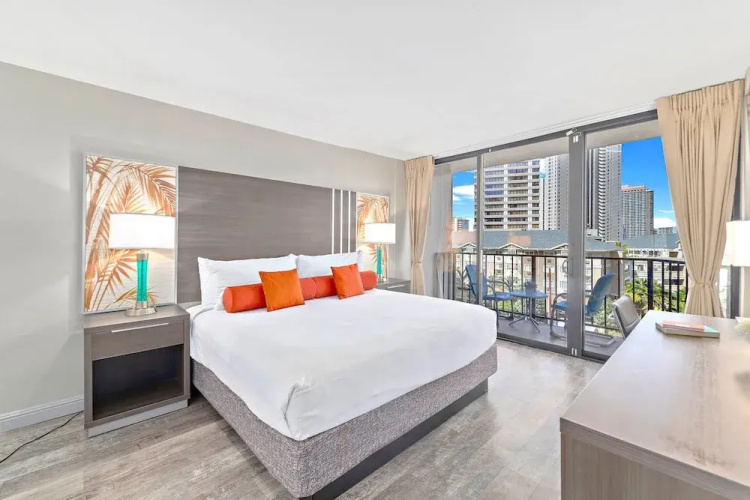 Aqua Palms Condo with City View