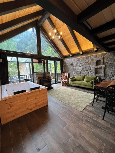 Premium Double Chalet with balcony and with river view