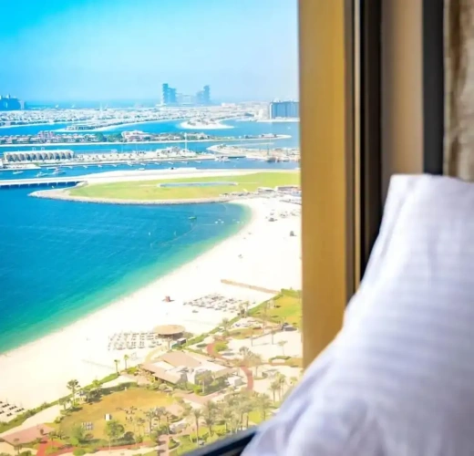 Bed in Dorm (female dorm) with sea view