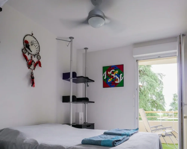 Standard Double room with balcony and with park view