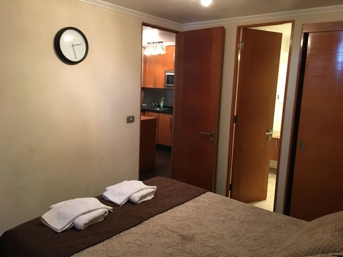 Bed in Dorm with balcony