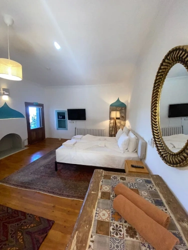 Deluxe Double room with balcony and with garden view