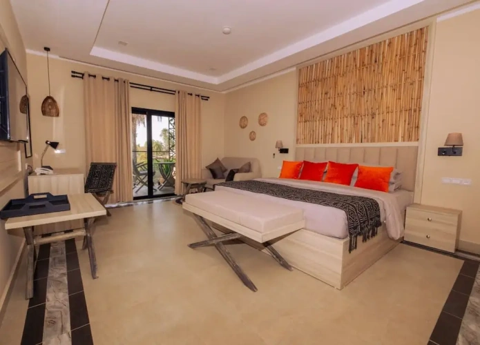 Superior Double room with balcony and with pool view