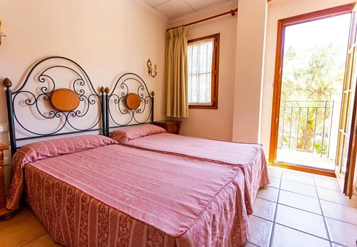 Standard Twin room with balcony and with view