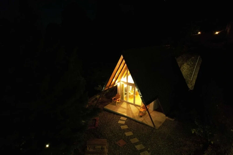 Outside