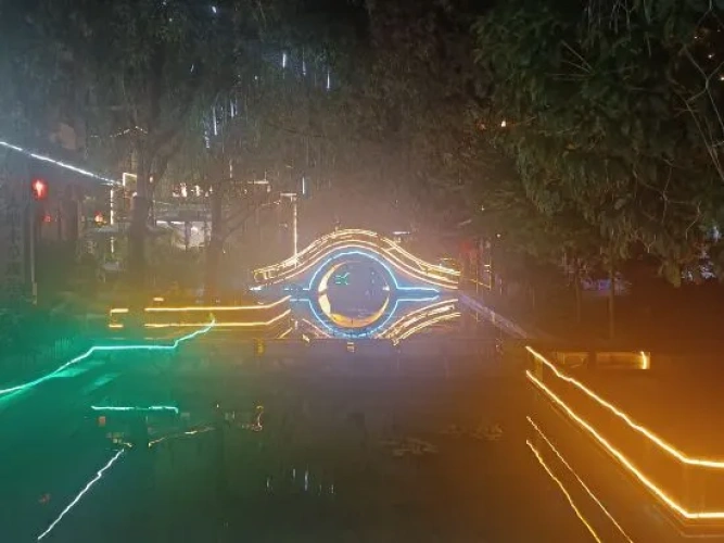Outside