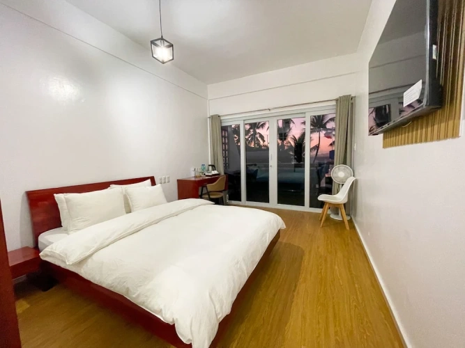 Deluxe Double room with balcony and with pool view