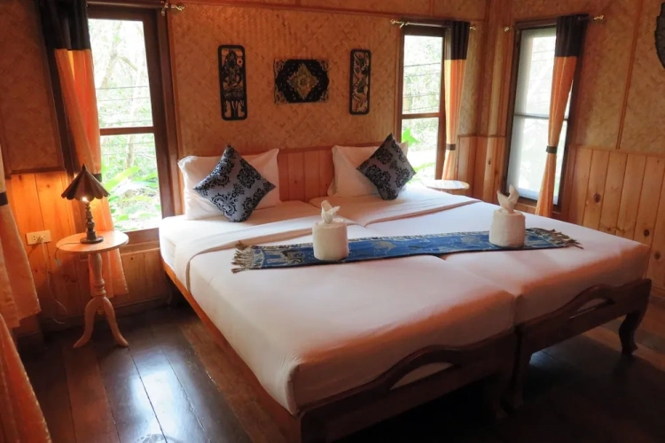 Deluxe Double room with balcony and with garden view