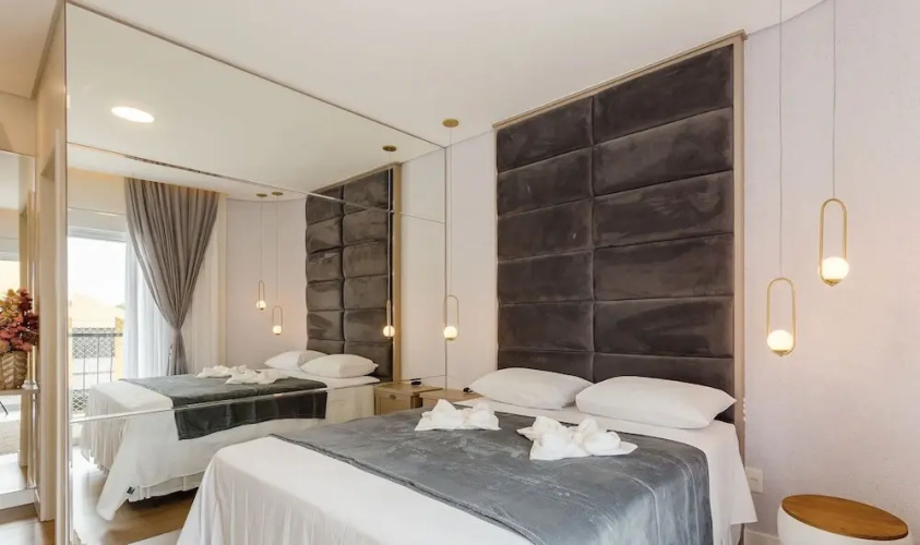 Apartment w/ Pool, 85m From Beach in Jurere Ptj203