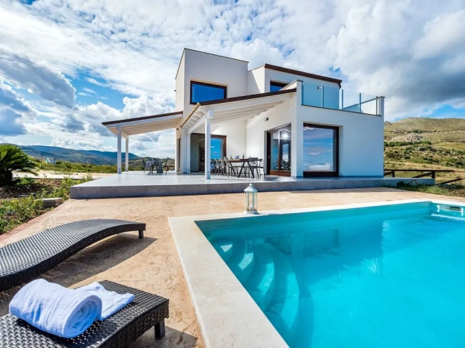 Villa with balcony
