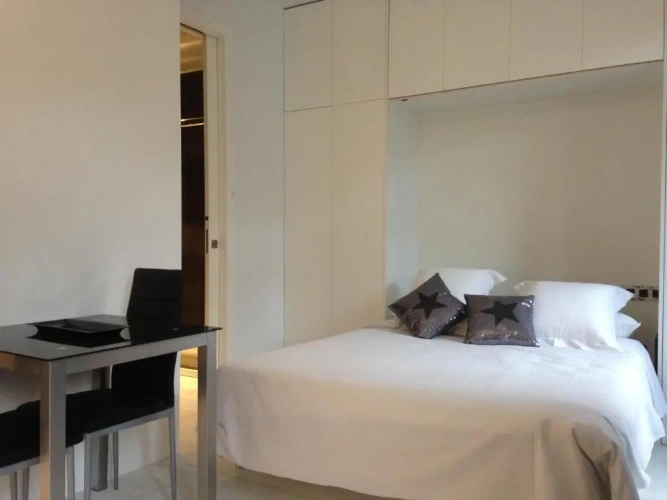 Studio with balcony and with view