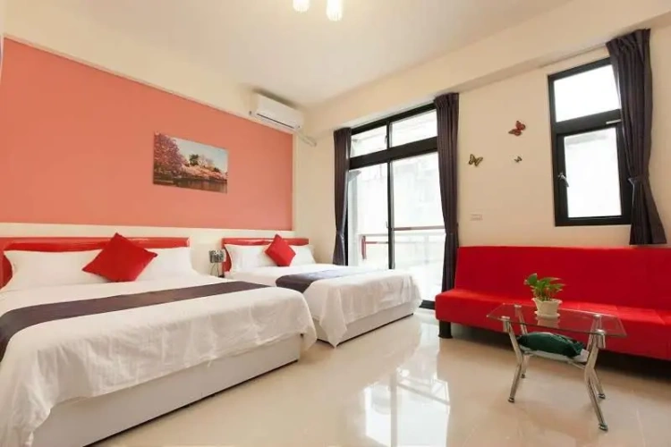 Standard Quadruple room with balcony
