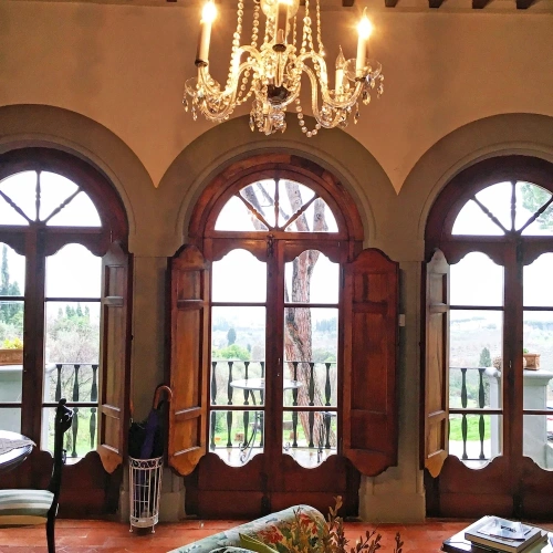 Apartment with land view
