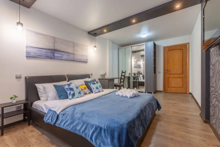 Фотография номера квартиры Апартаменты RentPlaza на просеке