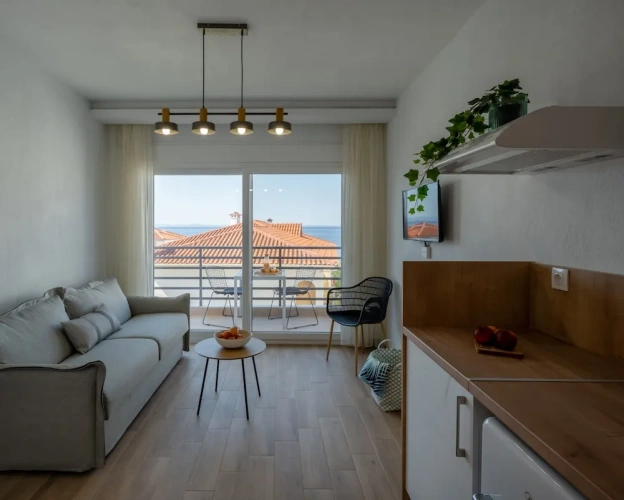 Basement Suite with balcony and with sea view