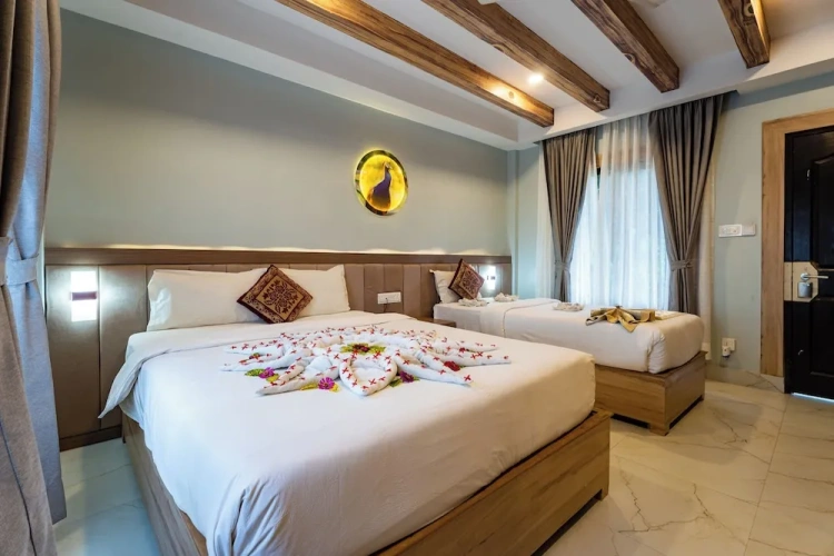 2 Bedrooms Deluxe Double room with garden view