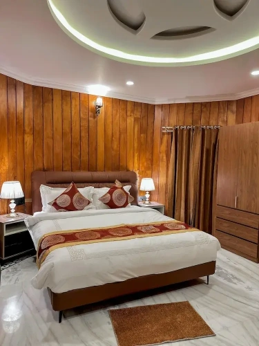 Luxury Double room with balcony and with garden view