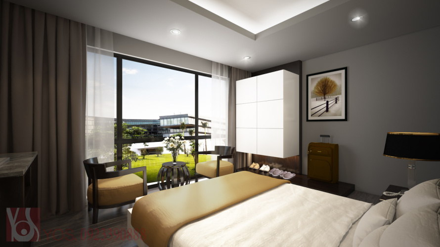 Deluxe Double Family room with city view