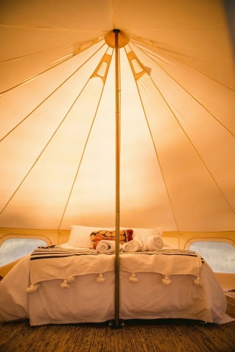 Tent with bay view