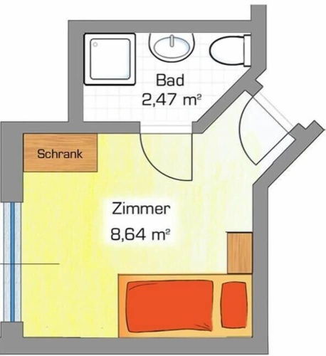 Standard Single room with balcony