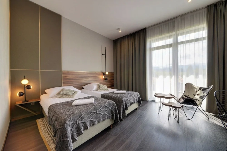 Comfort Double room with balcony and with mountain view