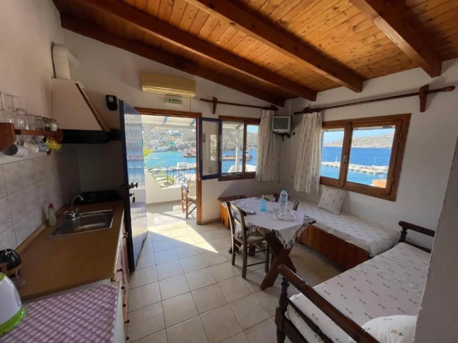 Apartment with balcony and with view