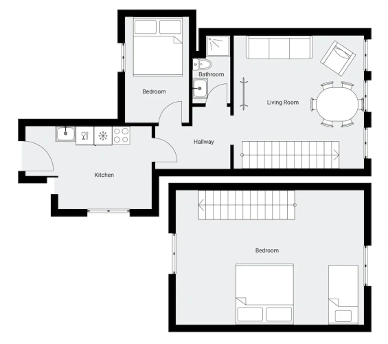 Comfort Penthouse room with city view