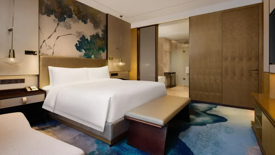 1 Bedroom Deluxe Double Suite with city view