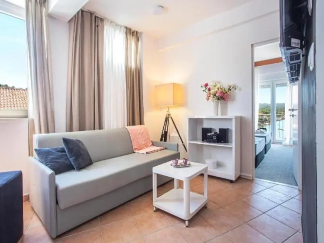Standard Family room with balcony and with sea view