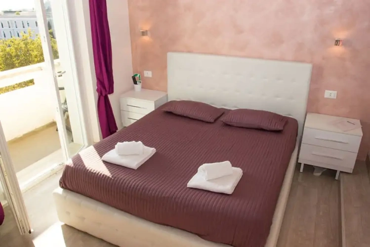 Standard Double room with balcony and with city view