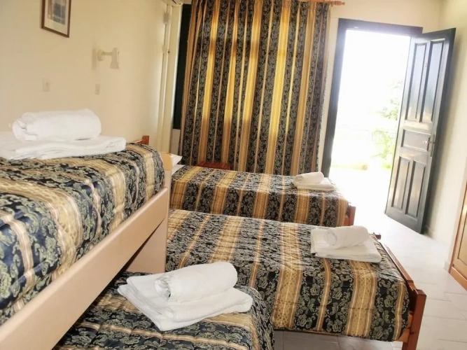 Family Studio with balcony and with sea view