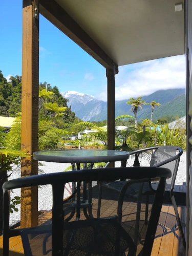 Studio with mountain view