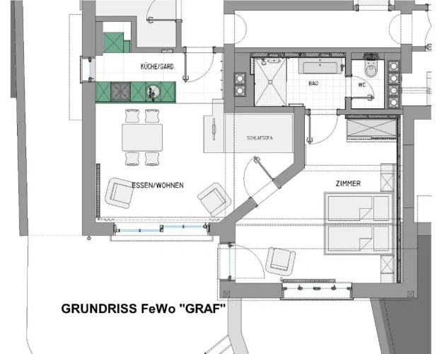1 Bedroom Apartment