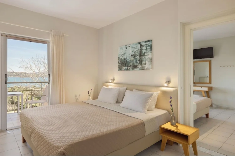 2 Bedrooms Family Apartment with balcony and with sea view