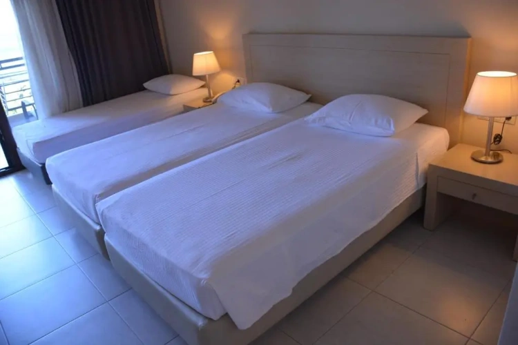 Standard Double room with balcony and with partial sea view