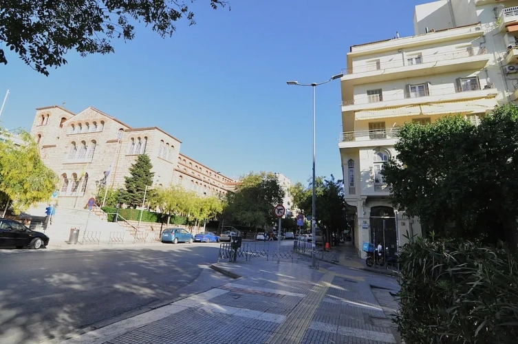 Outside