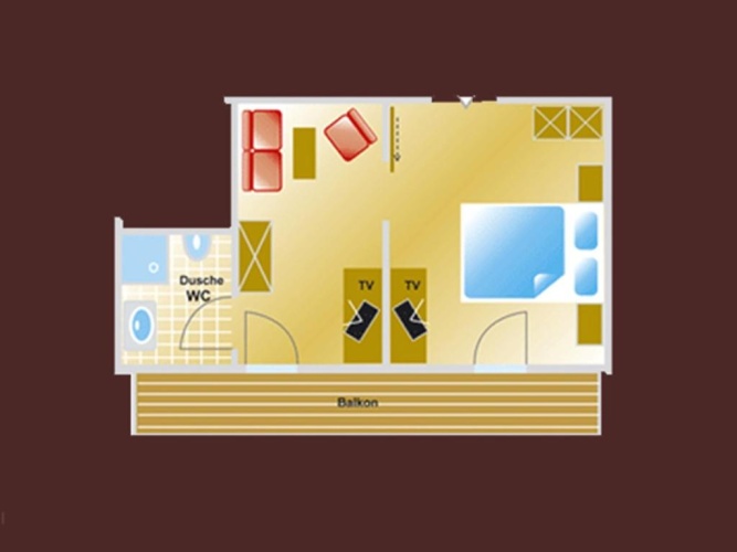 Standard Family room with balcony