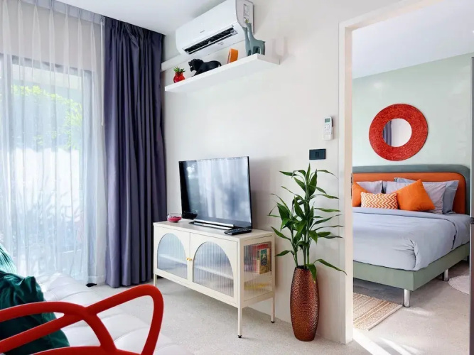 1BR Condo with Pool Gym C238