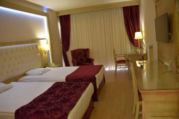 Standard Twin room with balcony and with city view