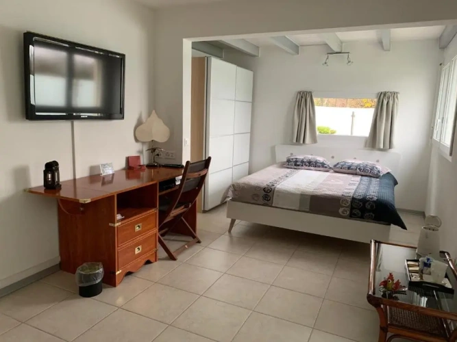 Standard Quadruple room with garden view