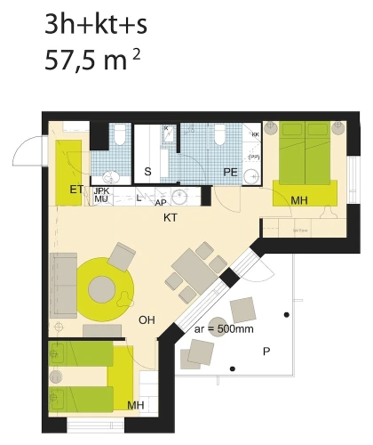 1 Bedroom Apartment