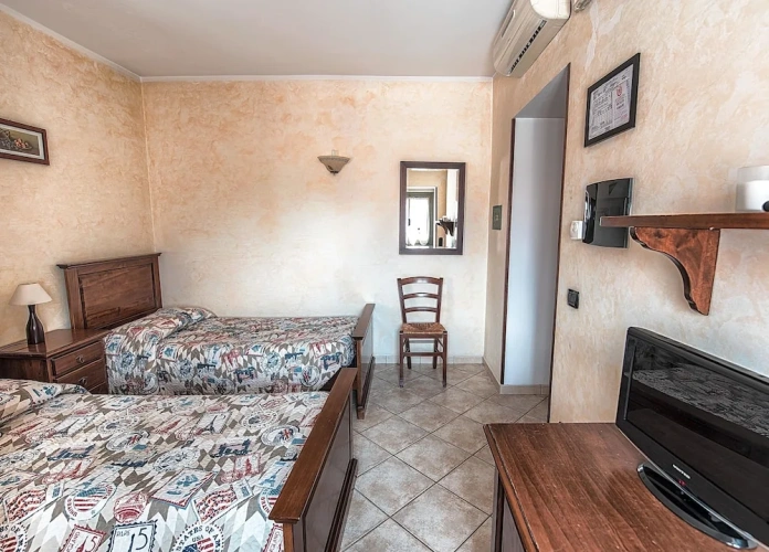 Standard Twin room with balcony and with mountain view