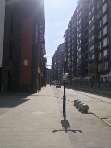 Outside