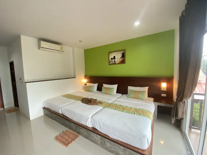 Standard Triple room with balcony and with view