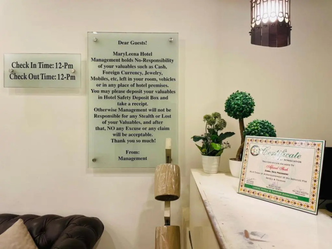 Maryleena Hotel Gulberg - Lahore